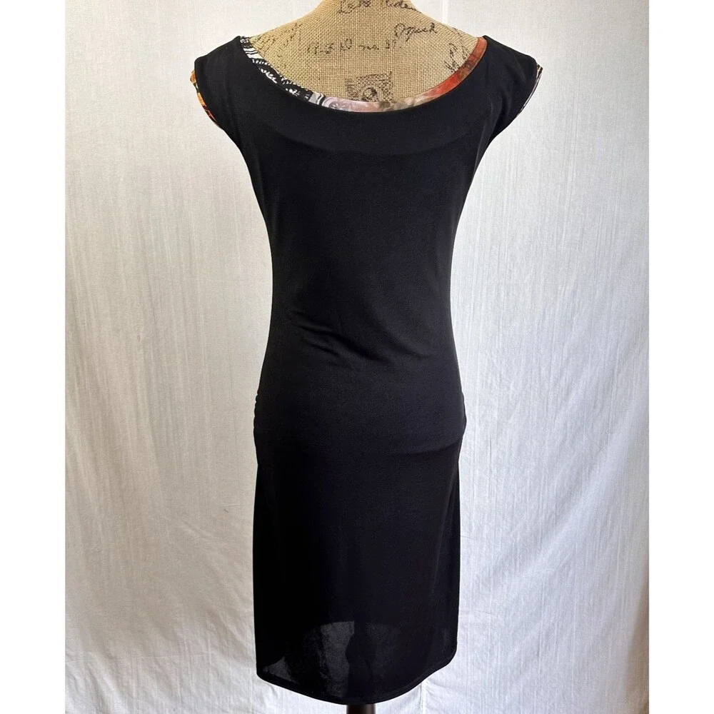 Creola Women's Black Stretch Sleeveless Sheath Dress Sz 6/42